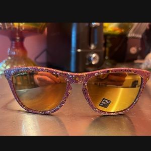 OAKLEY Frogskins Mix Sunglasses Splatter Vampirella/Prizm Rose Gold